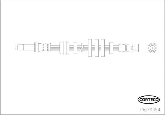 Brake Hose 19036354 - image 3