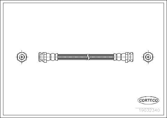 Brake Hose 19032340 - image 2