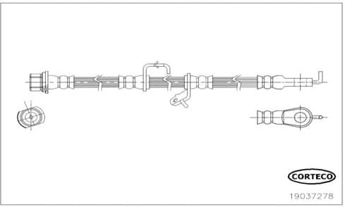Brake Hose 19037278 - image 2