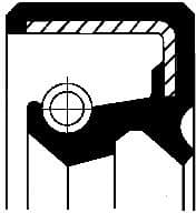 Shaft Seal, power steering pump 01019453B - image 2
