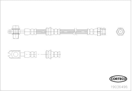 Brake Hose 19036496 - image 2