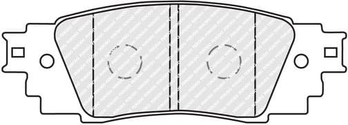 Brake pads rear, Top Quality FDB5122 - image 2