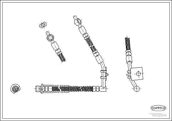 Brake Hose 19032204 - image 2