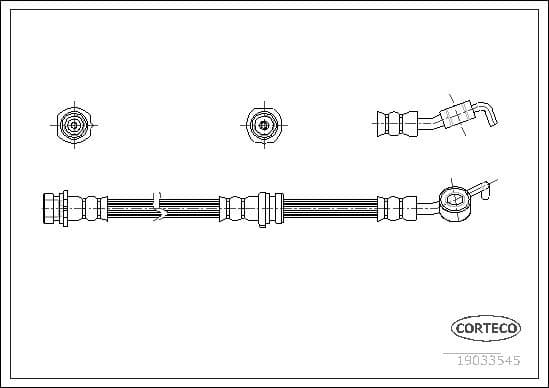 Brake Hose 19033545 - image 3