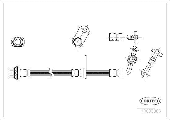 Brake Hose 19033083 - image 3