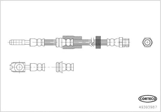 Brake Hose 49393987 - image 2