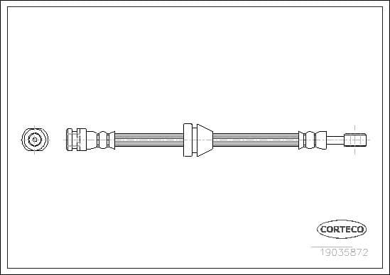 Brake Hose 19035872 - image 3
