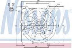 Fan, engine cooling 85238