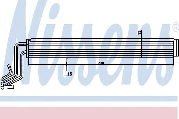 Oil Cooler, steering 90633