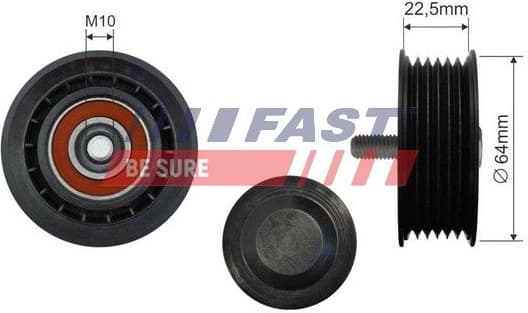 Tensioner Pulley, timing belt FT44588