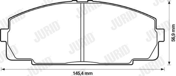 Brake Pad Set, disc brake 572367J - image 2