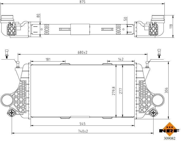 Charge Air Cooler 309082