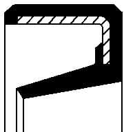 Shaft Seal, automatic transmission 01033609B - image 2