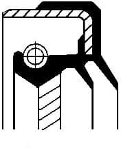 Shaft Seal, differential 01017056B - image 2