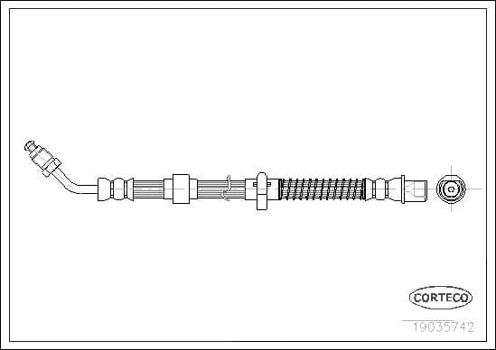 Brake Hose 19035742 - image 2