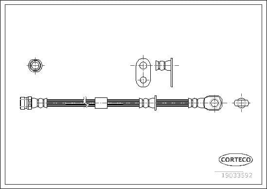 Brake Hose 19033592 - image 3