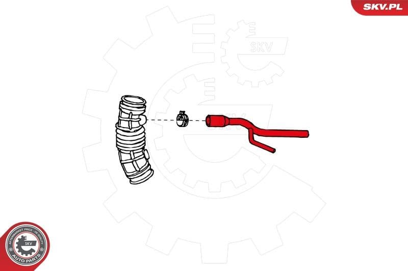 Charge Air Hose 24SKV207 - image 3