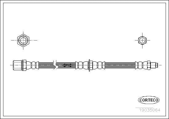 Brake Hose 19035064 - image 2
