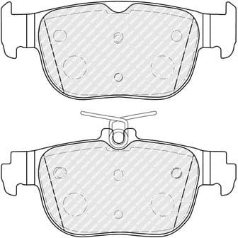 Brake pads rear, Top Quality FDB5356 - image 2