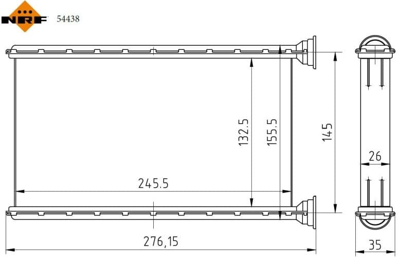 Heat Exchanger, interior heating 54438