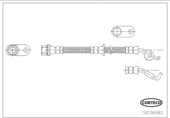 Brake Hose 19036982 - image 2