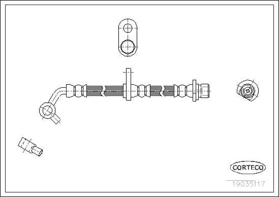 Brake Hose 19035117 - image 3