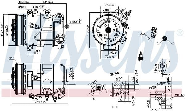 Compressor, air conditioning ** FIRST FIT ** 890375 - image 5
