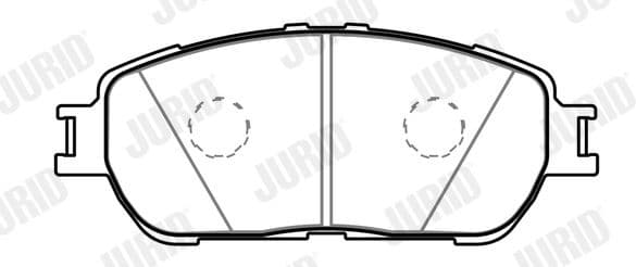 Brake Pad Set, disc brake 574019J