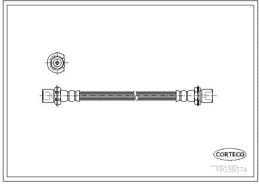 Brake Hose 19035074 - image 2