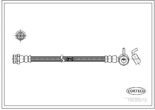 Brake Hose 19035072 - image 2