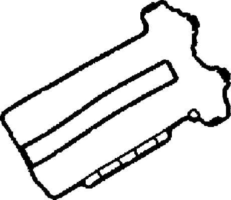 Gasket, cylinder head cover 026687P - image 2