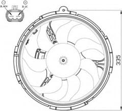 Fan, engine cooling 47505 - image 3