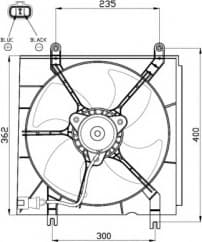 Fan, radiator 47526 - image 2