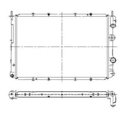 Radiator, engine cooling 509503