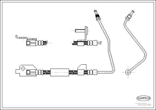 Brake Hose 19032148 - image 2