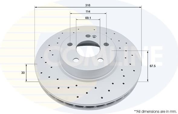 Brake Disc COATED ADC5096V