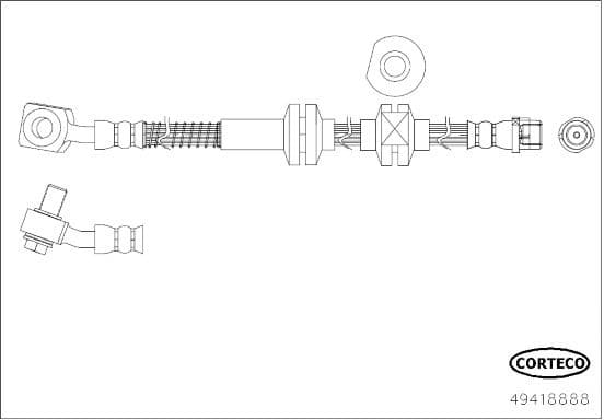 Brake Hose 49418888 - image 2