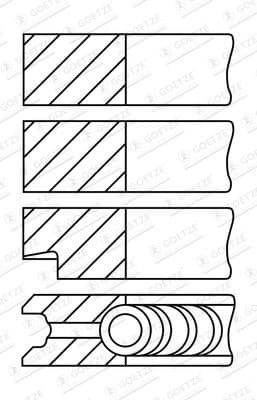 Piston Ring Set 08-527608-00