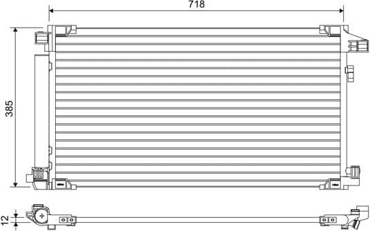 Condenser, air conditioning 822658