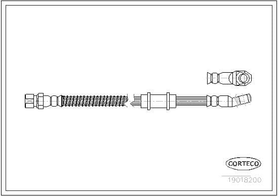 Brake Hose 19018200 - image 2