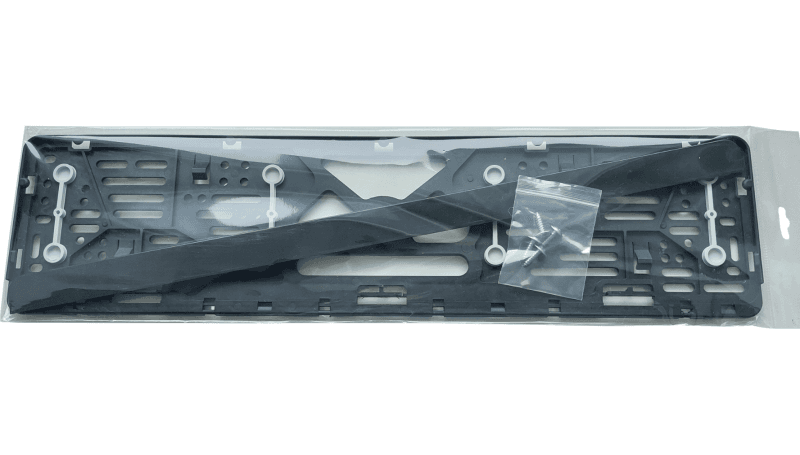 Naujos konstrukcijos numerių rėmelis R22 (juodas) - REM-R22-2 - image 4