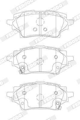 Brake pads rear FDB5293 - image 2