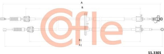 Cable Pull, manual transmission 92.11.3301