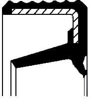Shaft Seal, manual transmission 07033863B - image 2