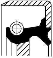 Shaft Seal, manual transmission; Shaft Seal, drive shaft (oil pump) 12011290B - image 2