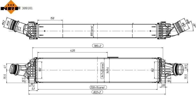 Charge Air Cooler 309101