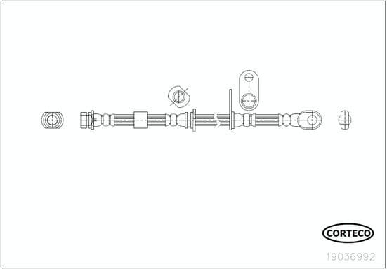 Brake Hose 19036992 - image 3