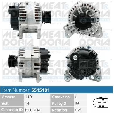 Alternator 5515101