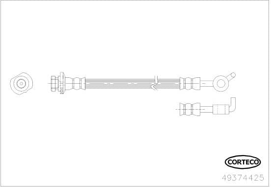 Brake Hose 49374425 - image 2