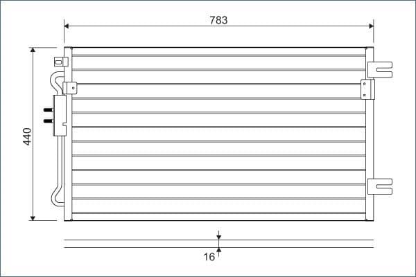 Condenser, air conditioning 817739 - image 2